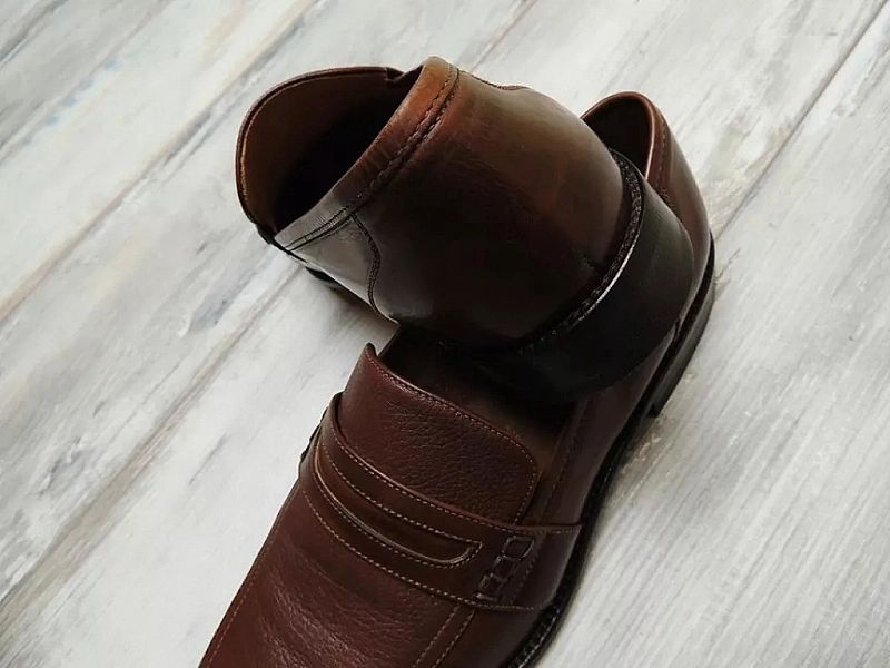 Mokasyny Bostonian Moccasins Vtg Leather Skorzane