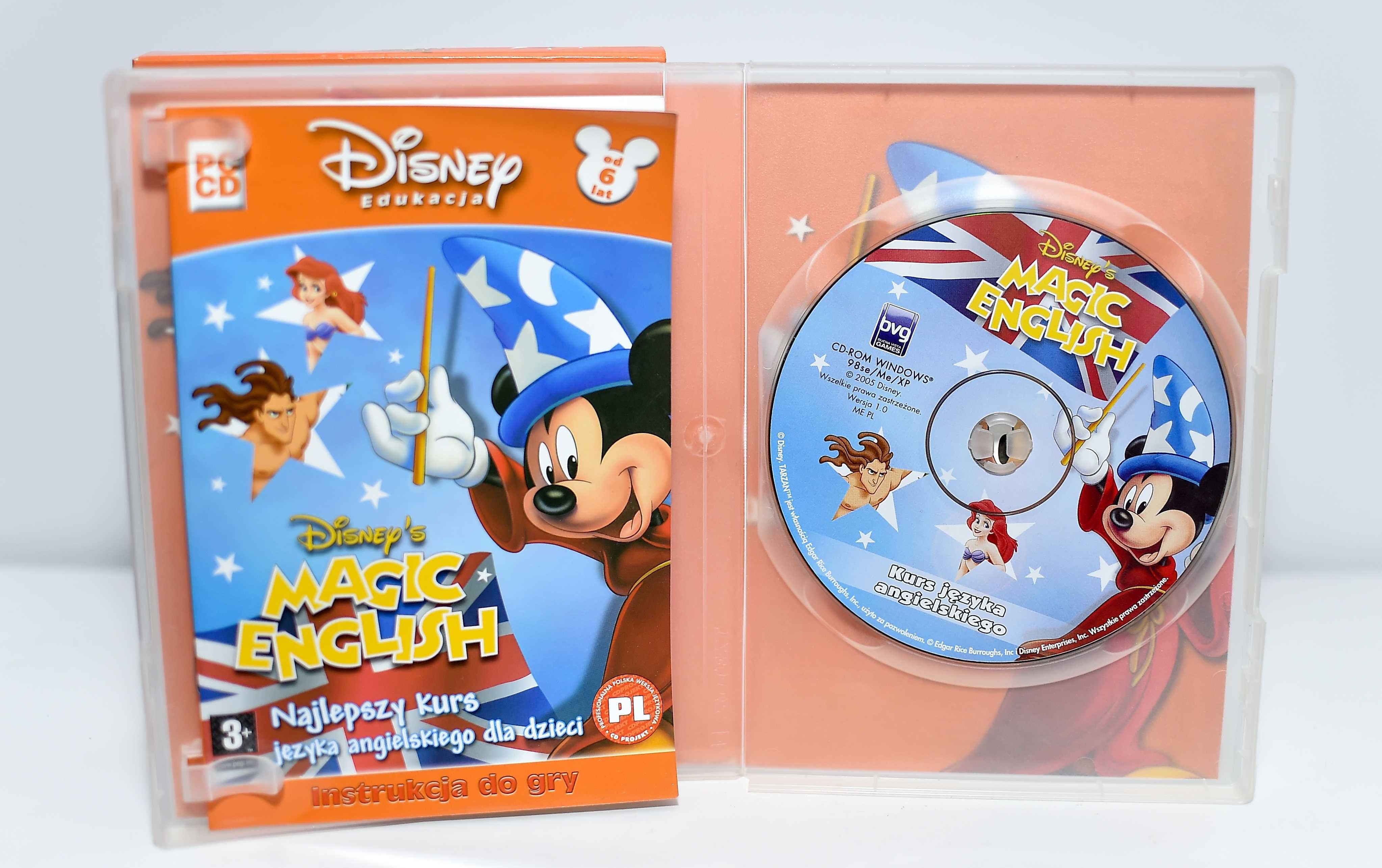 (PC) Disney Edukacja -Magic English Kurs J. Angielskiego dla dzieci PL