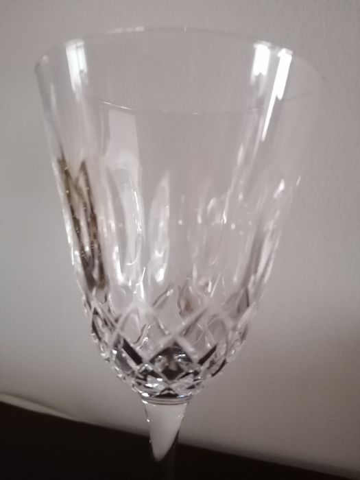 Conjunto de copos, bomboneira e 2 taças cristal D Arques