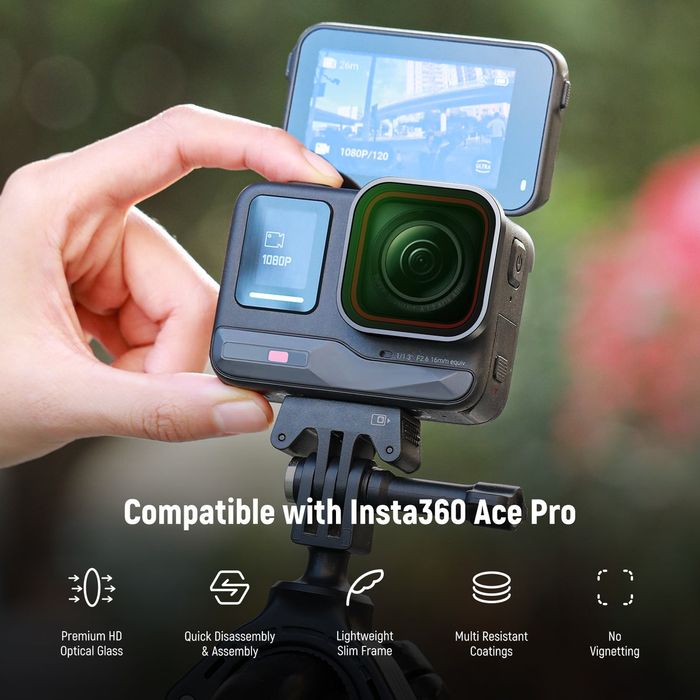 Набір фільтрів для Insta 360 ACE PRO NEEWER FL-40 (PL+ND16+ND32+ND64)