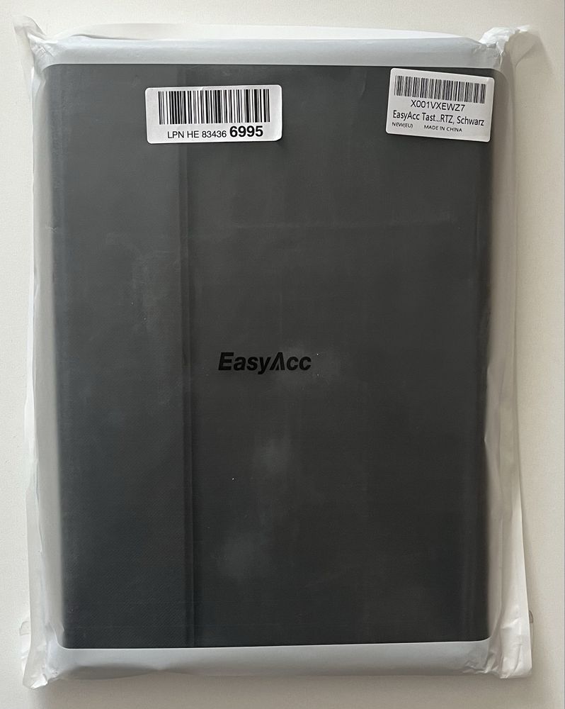 Etui z klawiaturą QWERTZ EasyAcc Lenovo Tab P12 12,7" 2023