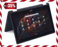 Nowoczesny LAPTOP Tablet Acer R11 Chromebook Quad 4GB 11,6 (WYPRZEDAŻ)