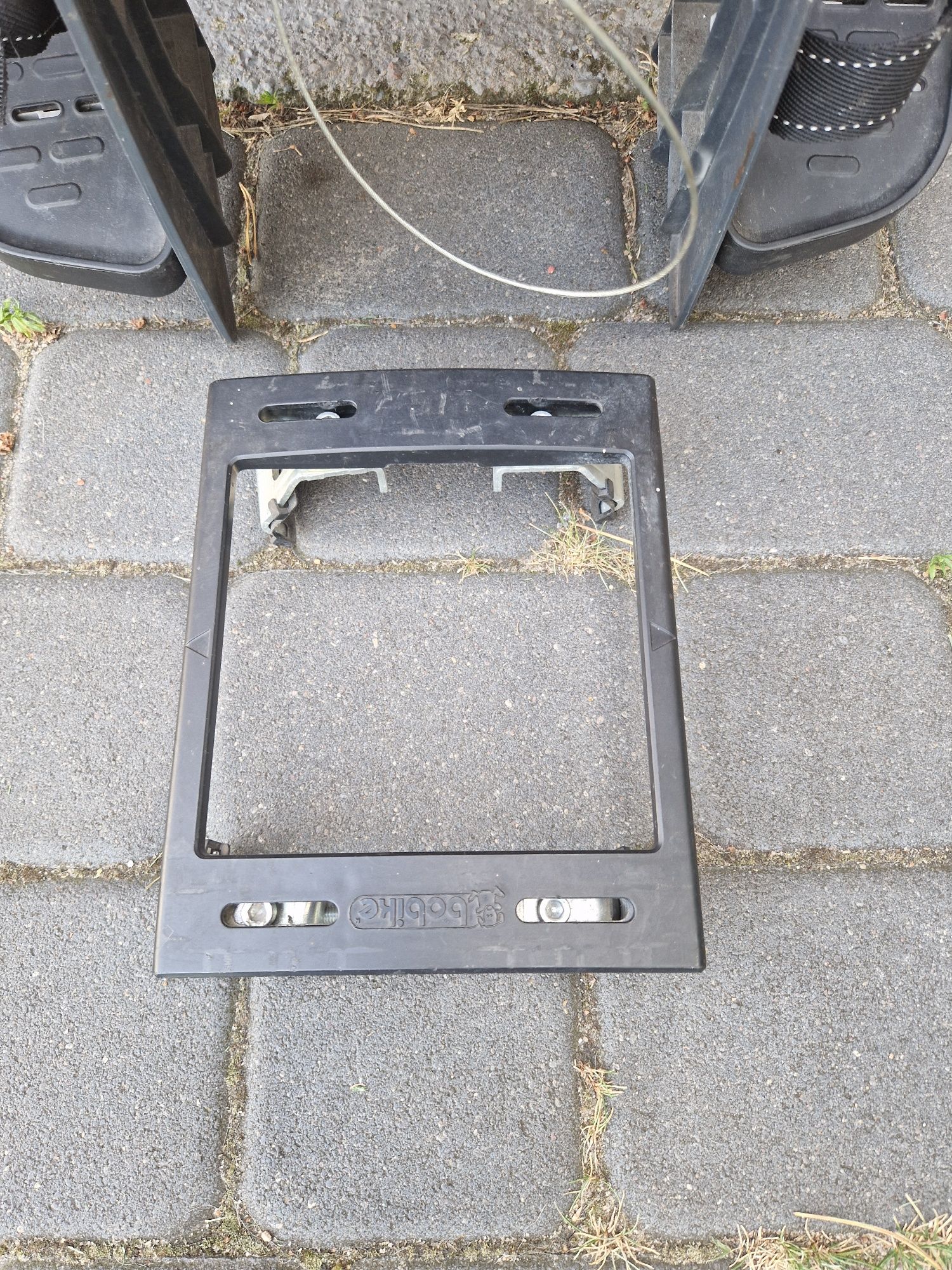 Fotelik rowerowy Bobike Maxi Exclusive + bagażnik