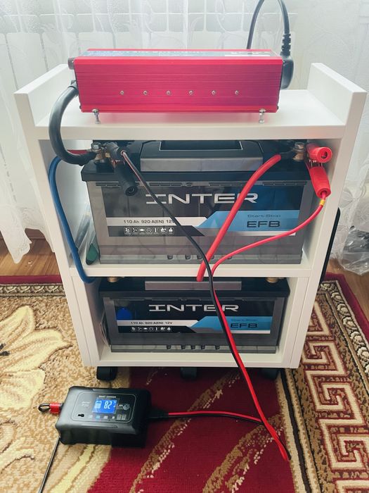 Комплект аккумуляторы + инвертор  (зарядная станция 2,6 кВт)