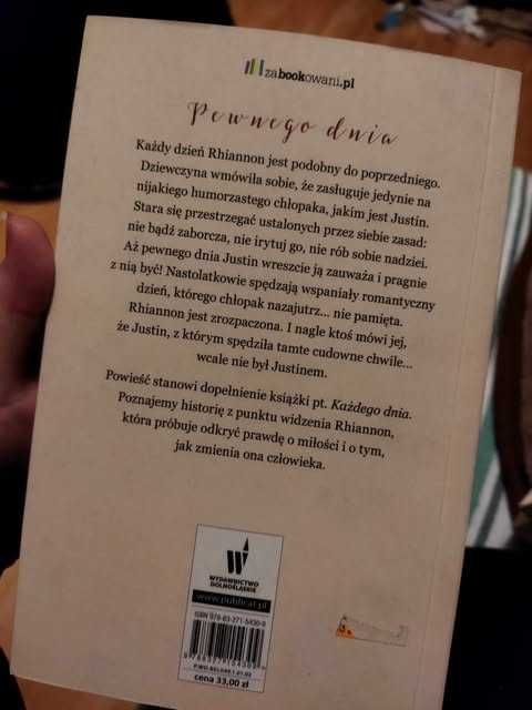 Pewnego dnia David Levithan książka dla młodzieży