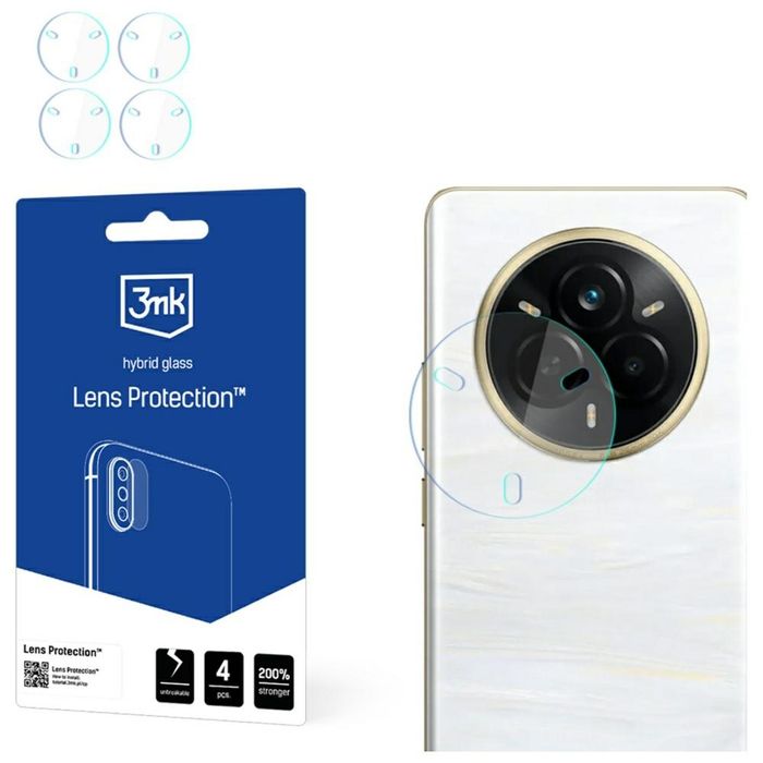 Ochrona na obiektyw aparatu 3MK Protect do Realme 14 Pro+ 4szt