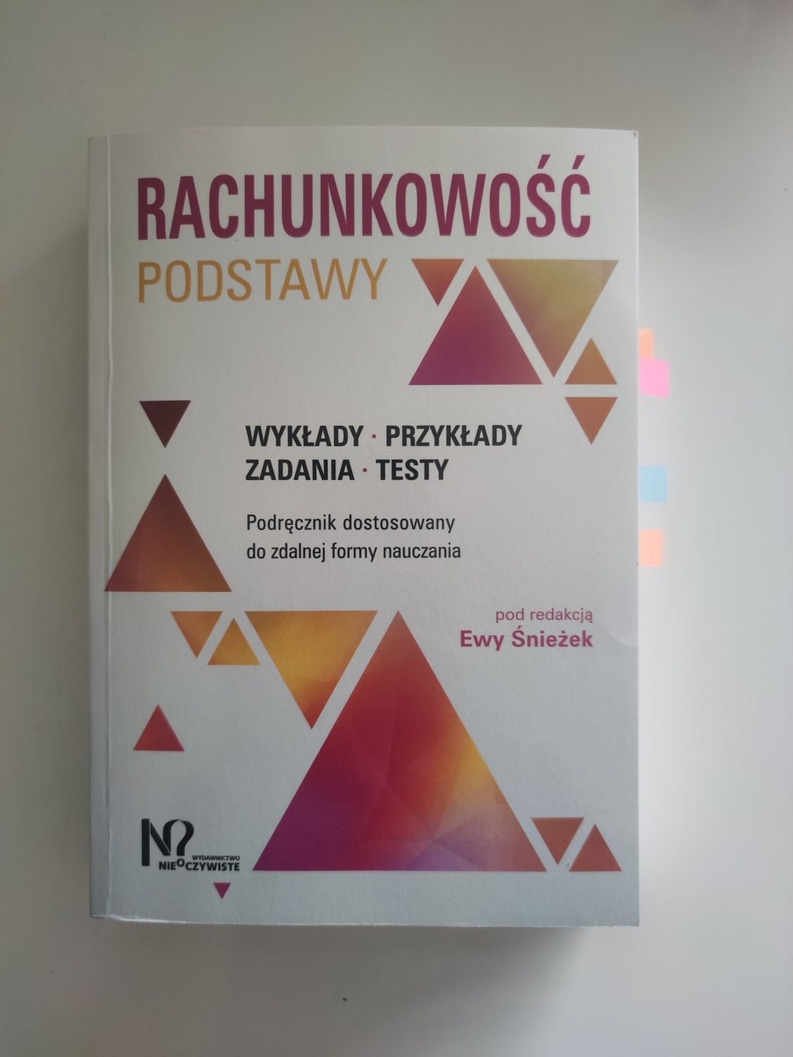 Podręcznik Rachunkowość podstawy pod redakcją Ewy Śnieżek