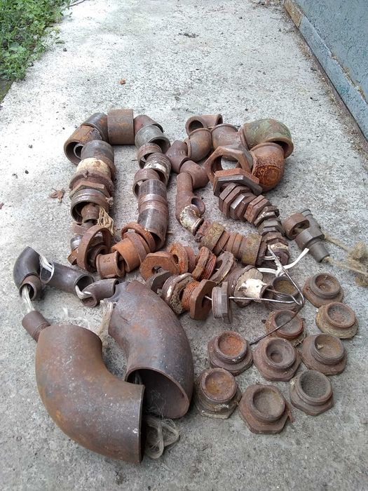 Мойка эмалированная, сгоны, муфты, уголки