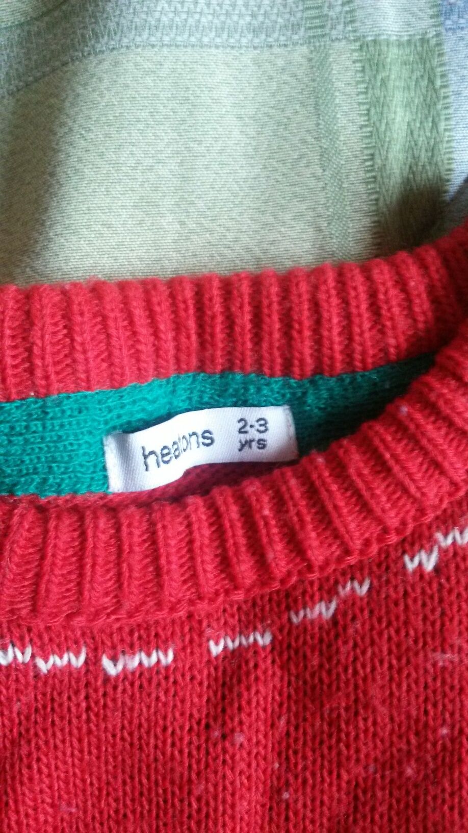 Sweterek świąteczny 2-3latka