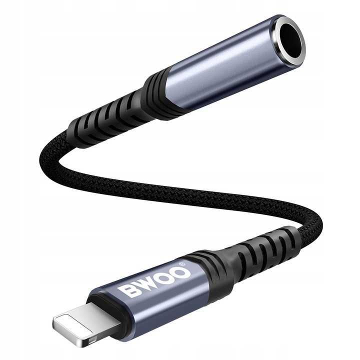 BWOO BZ48 Adapter słuchawek iPhone Lightning na Jack 3,5mm Sklep Wawa