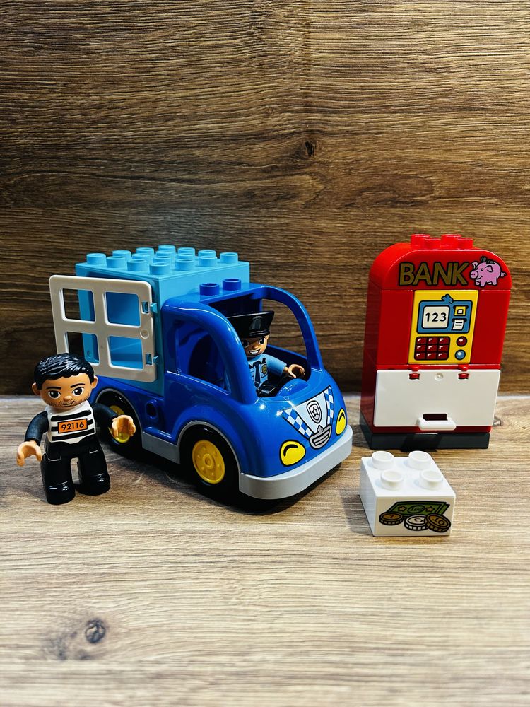 Klocki Lego Duplo samochód policyjny policja