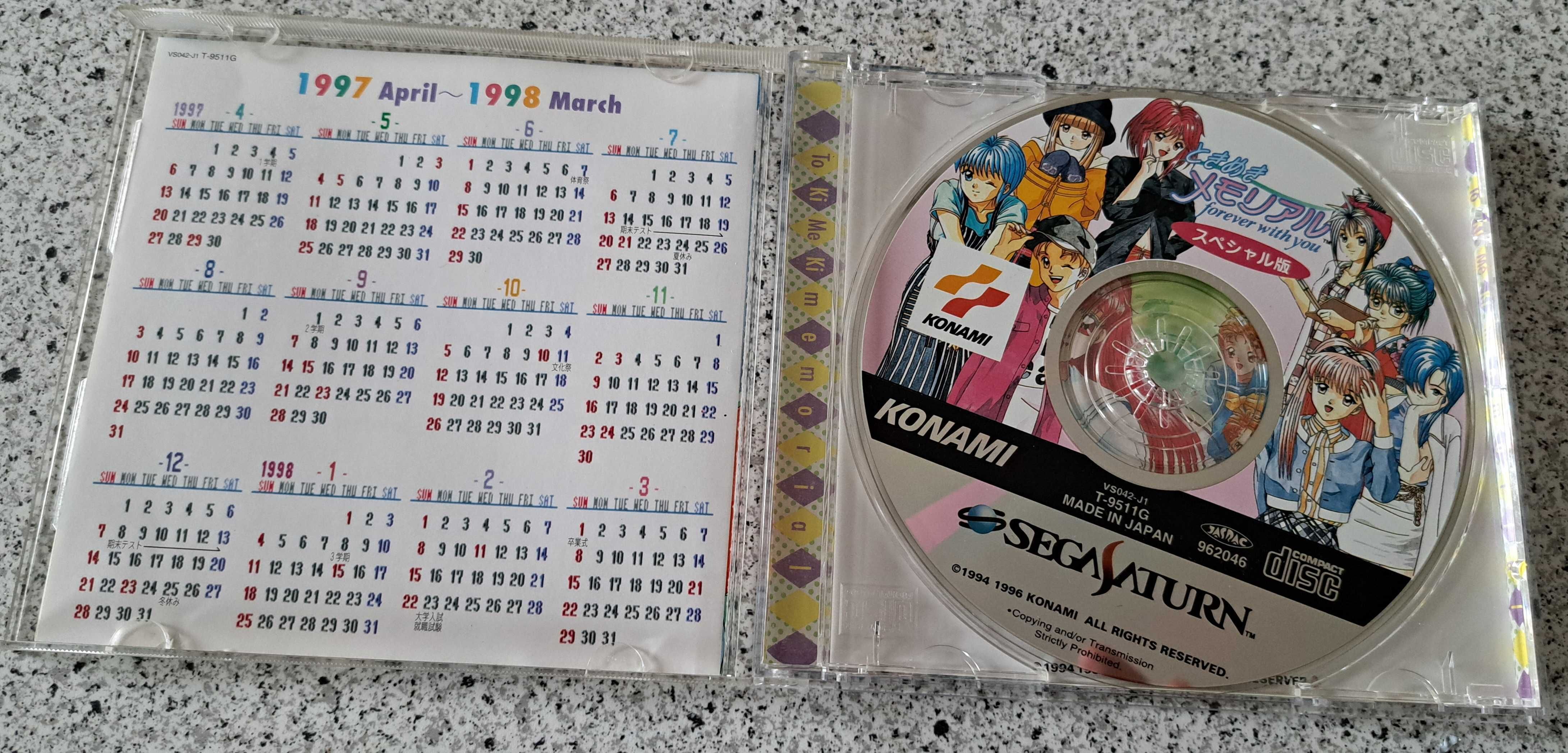Gra Tokimeki Memorial: Forever With You. Sega Saturn, import Japonia
