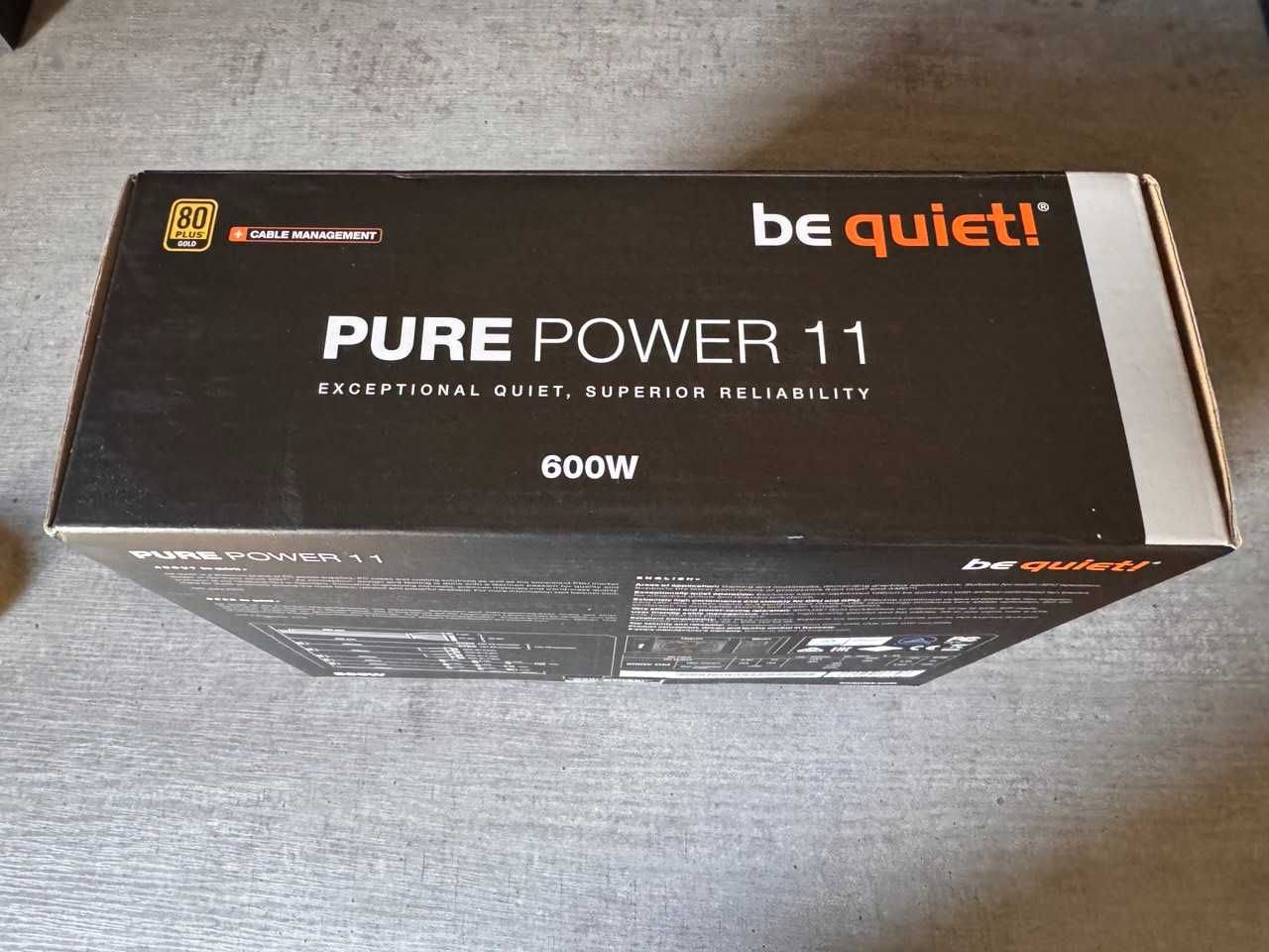 Fonte Alimentação Be Quiet! Pure Power 11 600W 80 Plus Gold