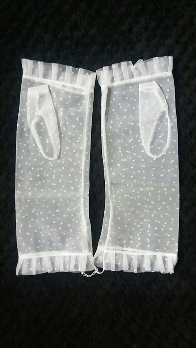 Rękawiczki w kropki mitenki