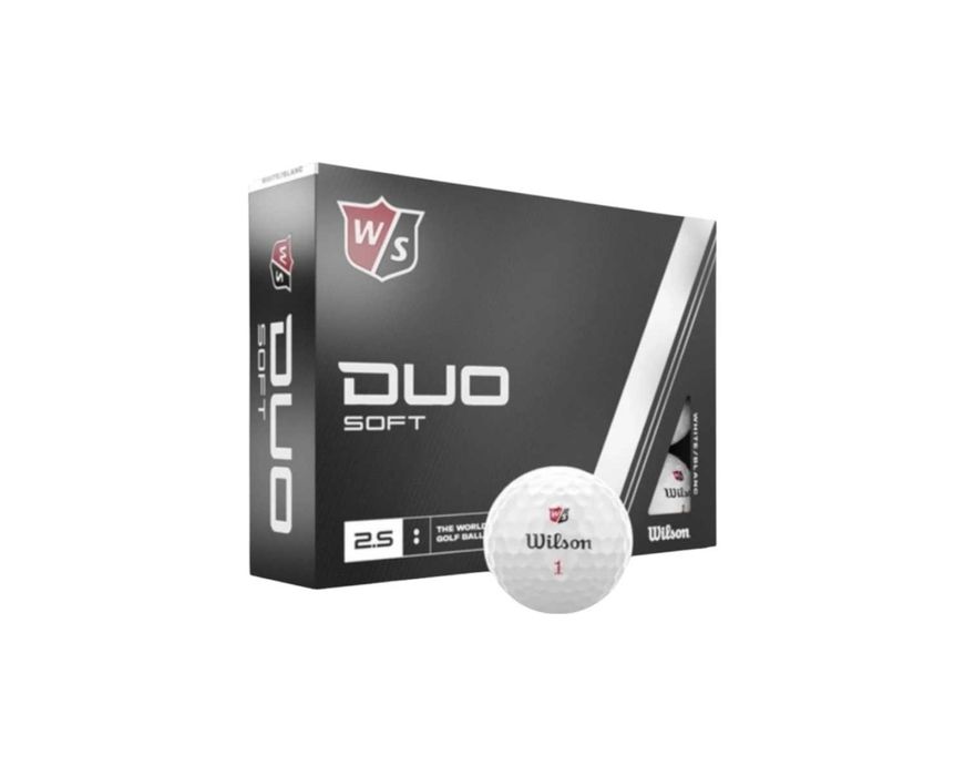 3-PACK Wilson DUO SOFT białe 36szt piłki golfowe do golfa paczka
