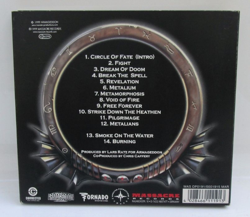 CD Metalium, Millennium metal chapter one digipack como novo