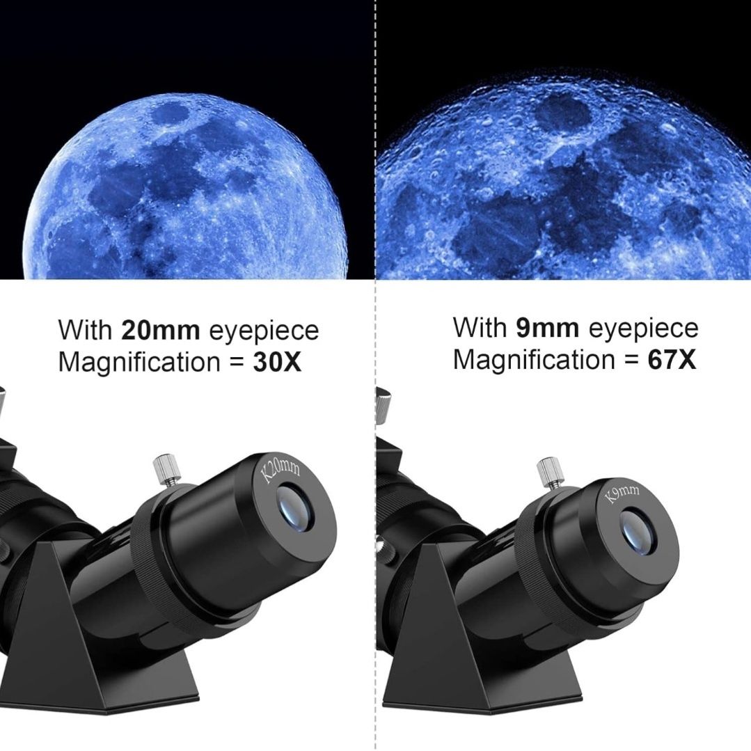 Teleskop astronomiczny 80mm 600mm Przenośny Podróżny