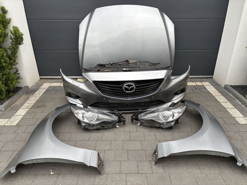 Kompletny przod Mazda 6 III GJ maska zderzak lampy xenon błotniki