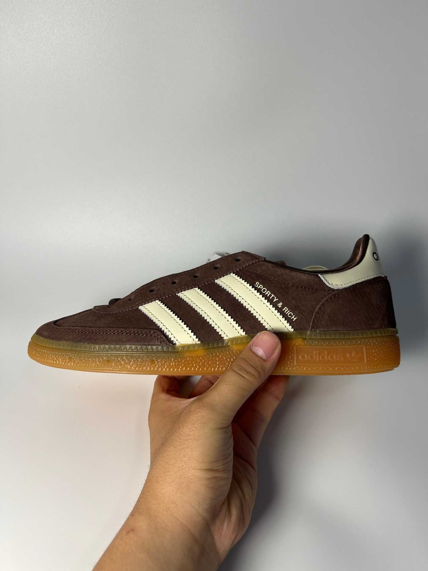 brązowy\Handball\adidas\nowy UnisexTrampki.36