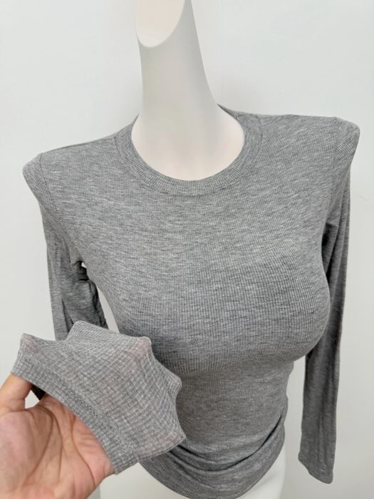 !! В НАЯВНОСТІ !! Лонгслів білий S | сірий М-L Якість ТОП