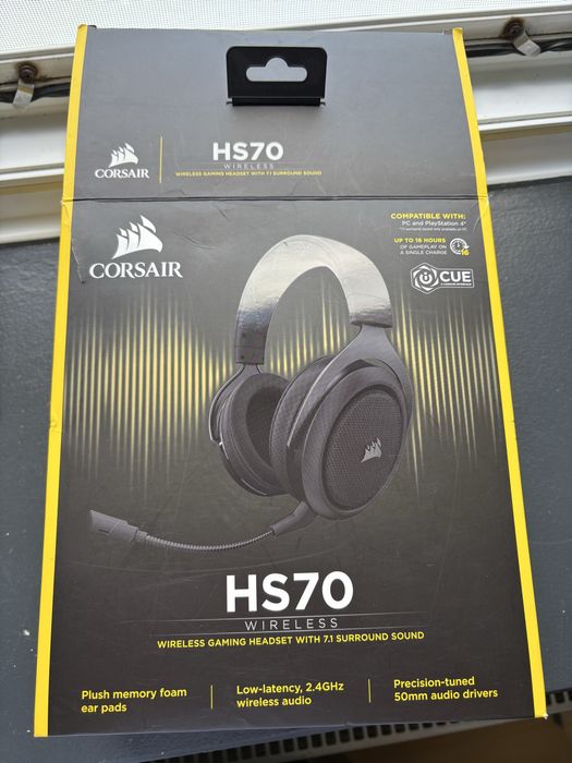Słuchawki gamingowe Corsair HS70 Bezprzewodowe