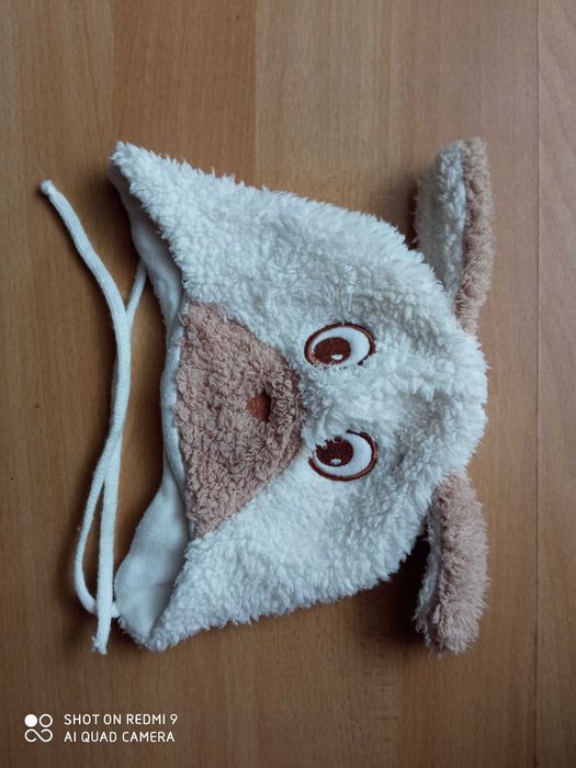 Zimowa czapka z uszkami dla niemowlaka