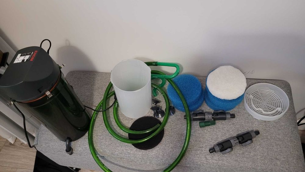 Eheim Classic 2213+ filtr do 250l wkłady + zawory