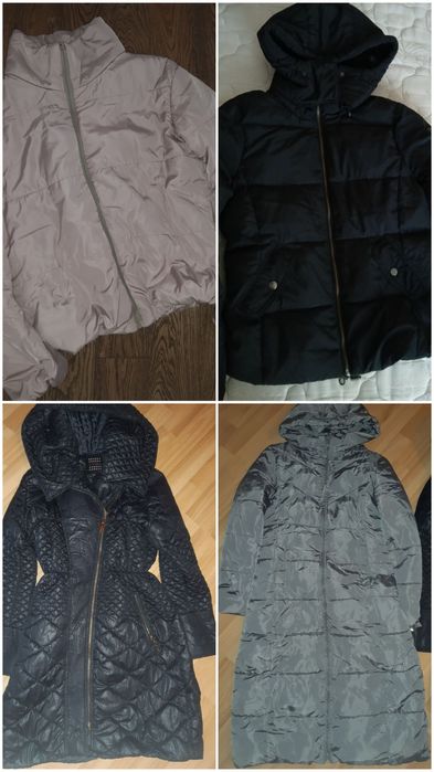 Куртка чорна / шубка / пуховик/ пальто розмір С-М