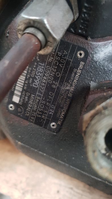 pompa hydrauliczna hydromatik A10VO28 koparka fiat hitachi 130