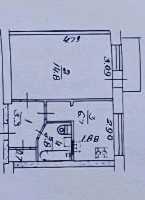 АКТУАЛЬНО. 1-о кімнатна квартира біля м.Лук"янівська.