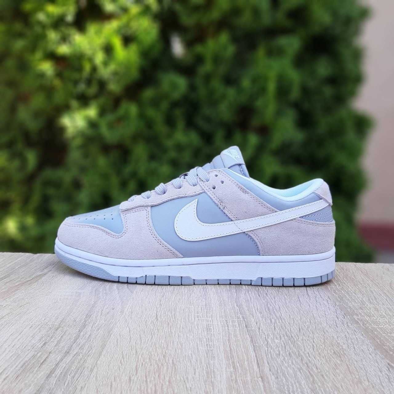 кросівки Nike SB Dunk Low сірі з бежевим