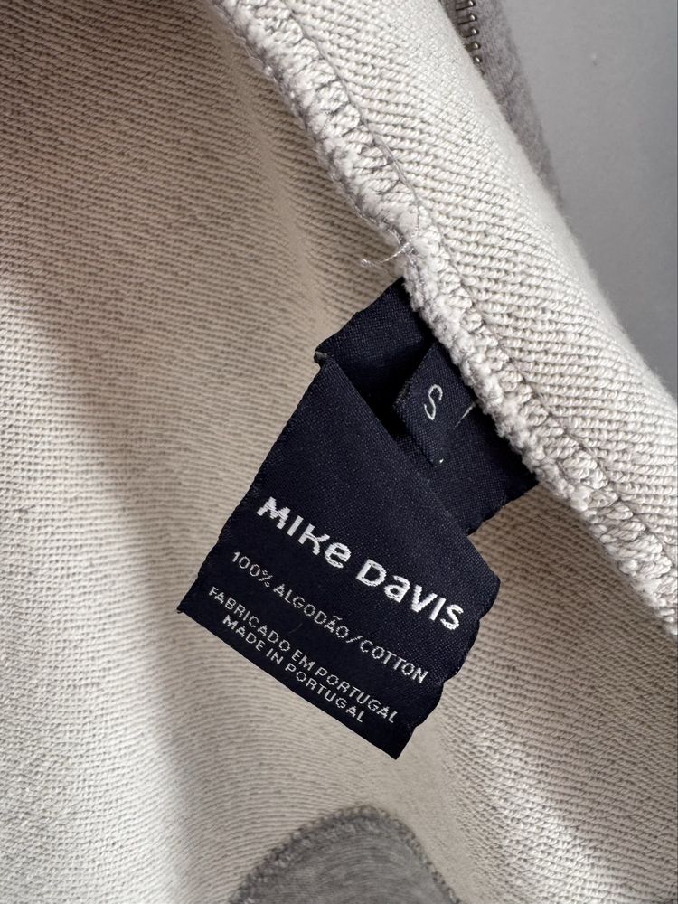 Hoodie com fecho (casaco) da Mike Davis Cinzento
