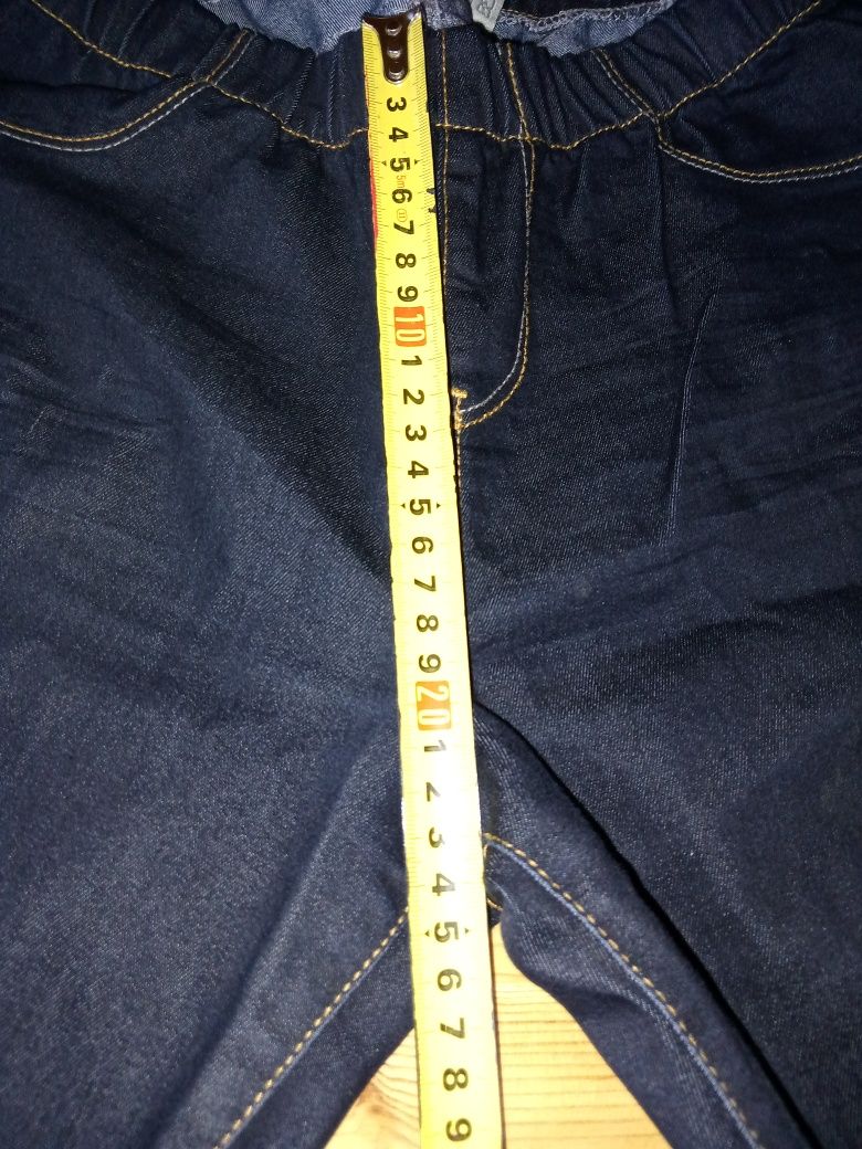 Leginsy jeansy  na gumce damskie xl