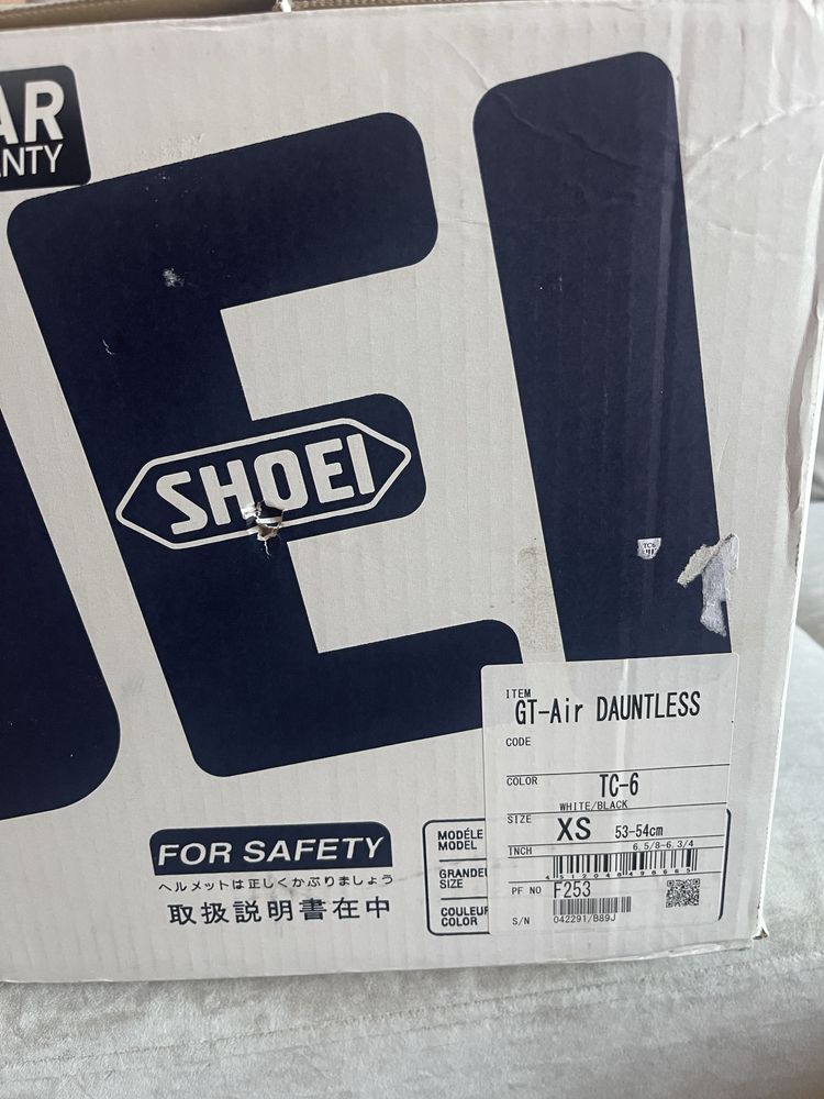 Capacete Shoei como novo