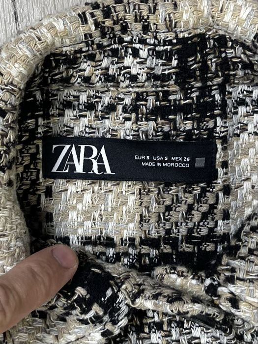 Zara рубашка кофта 26 S размер женская вязаная оригинал