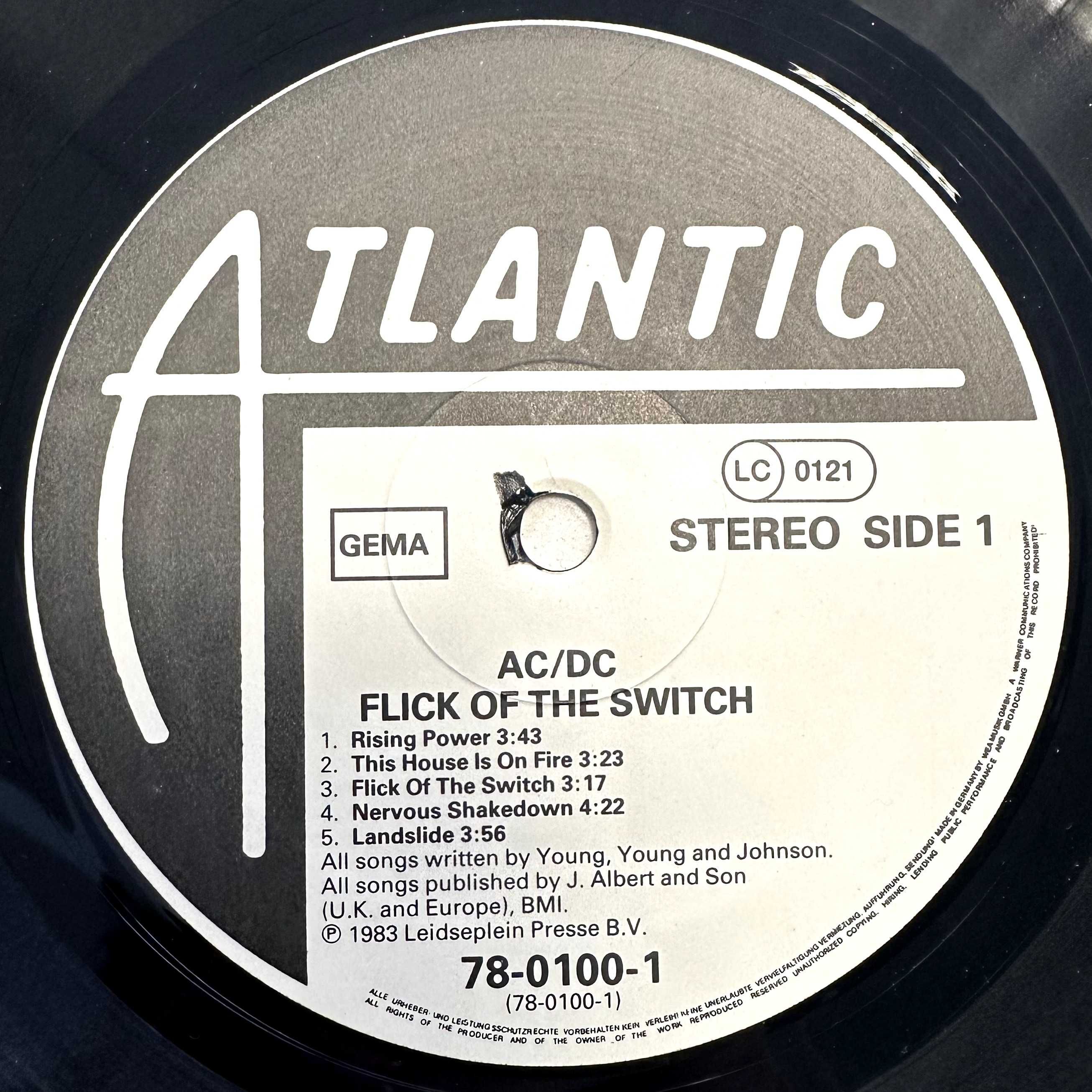AC/DC - Flick of the Switch (Vinyl, 1983, Germany)