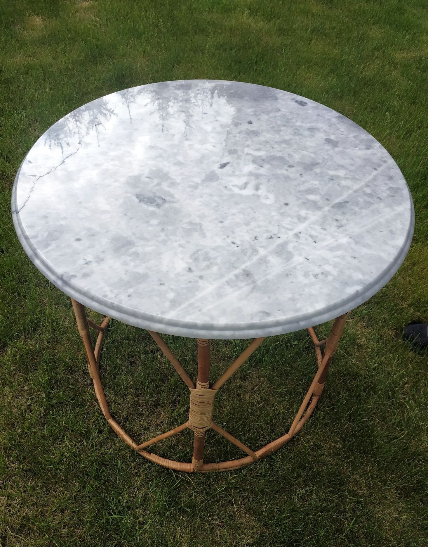 Blat do stolika marmurowy 70 cm