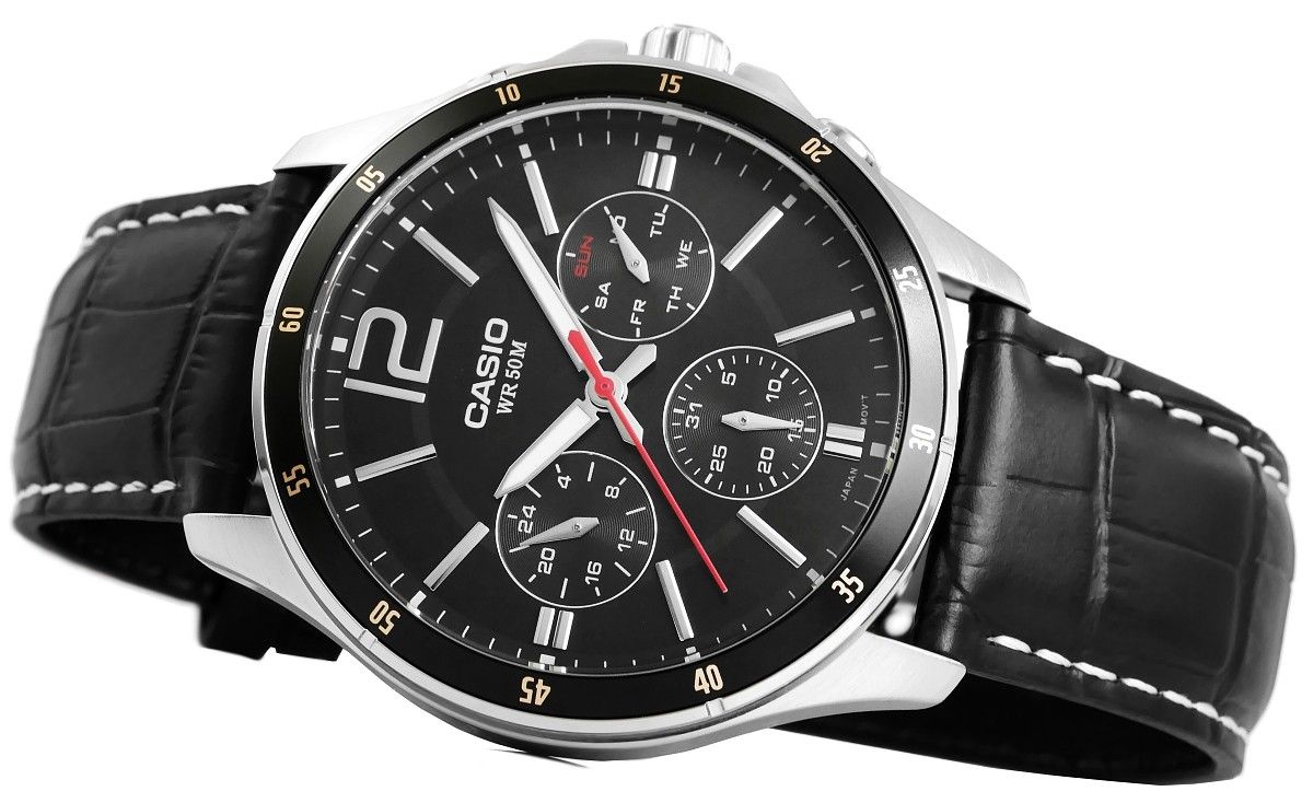 zegarek męski casio mtp-1374l-1avdf + box
