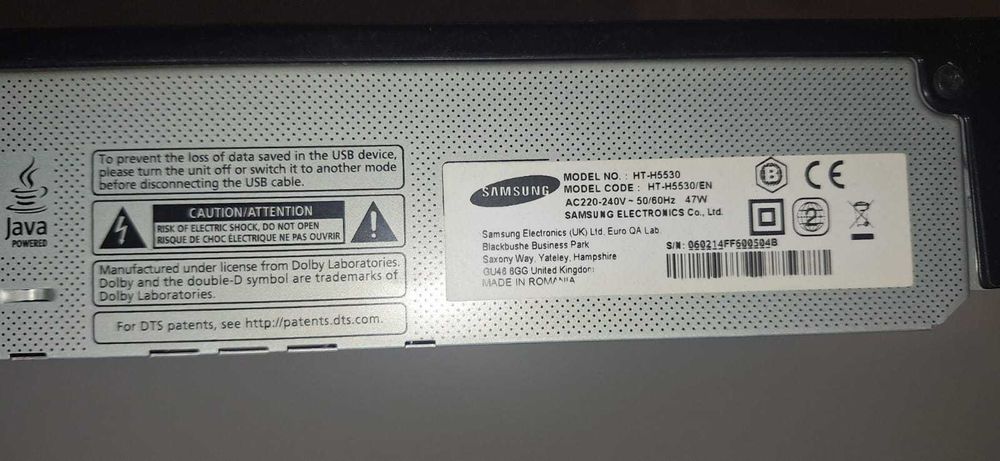 kino domowe SAMSUNG HT-H5530