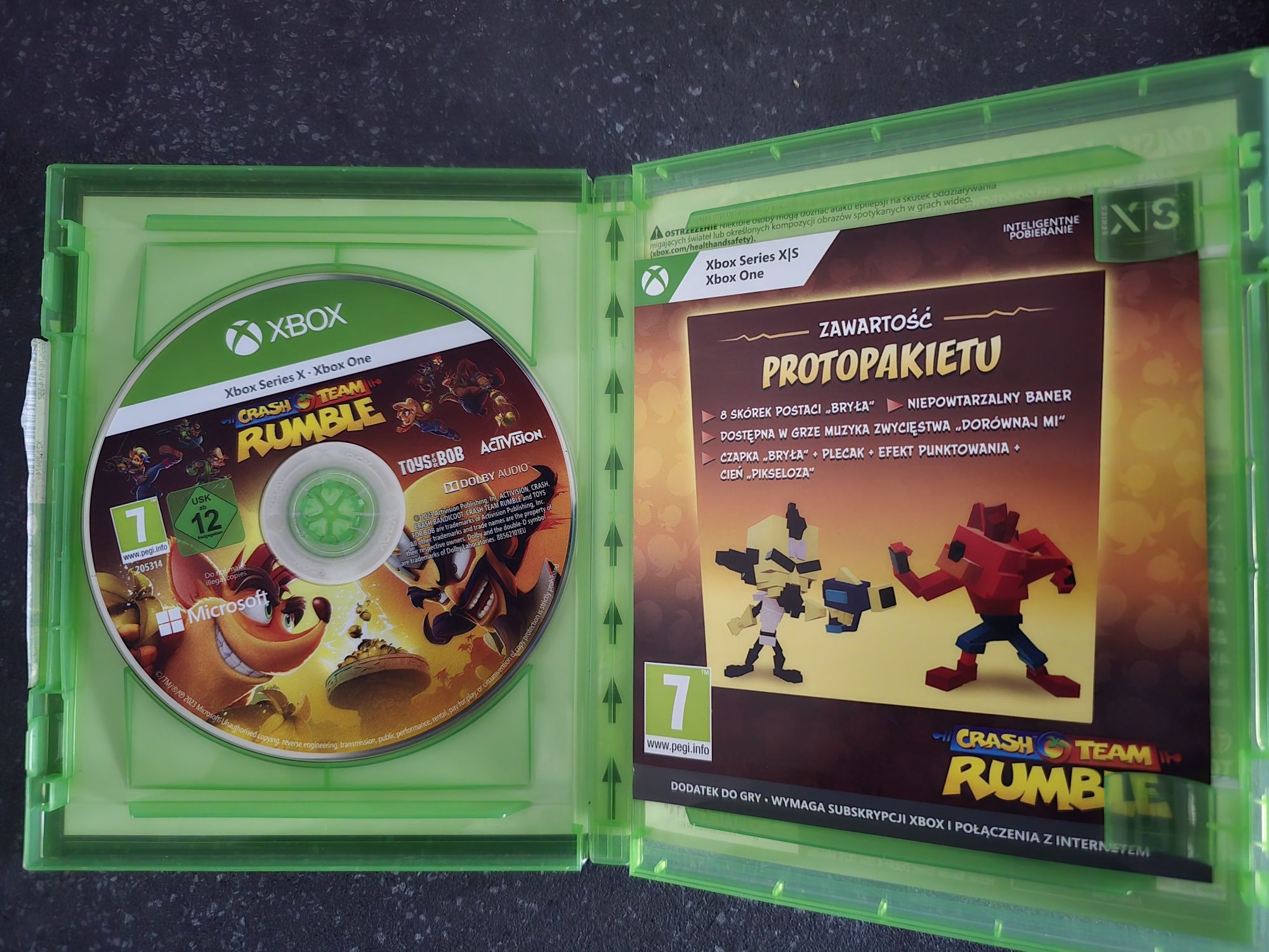 Crash Team Rumble xbox one wersja PL