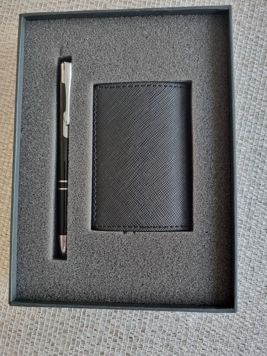 Komplet:wizytownik I dlugopis