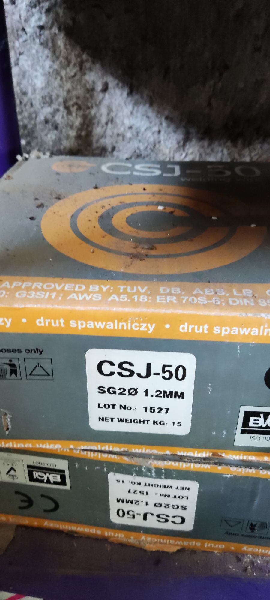 Drut spawalniczy CSJ-50 1,2 MM