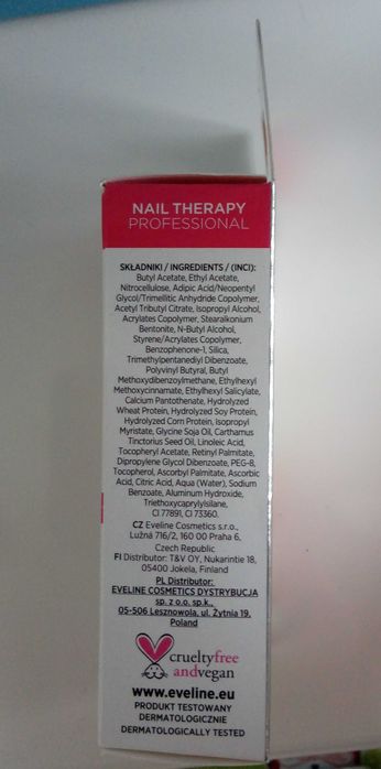Odżywka do paznokci -  delikatny róż - Eveline Nail Therapy 6w1