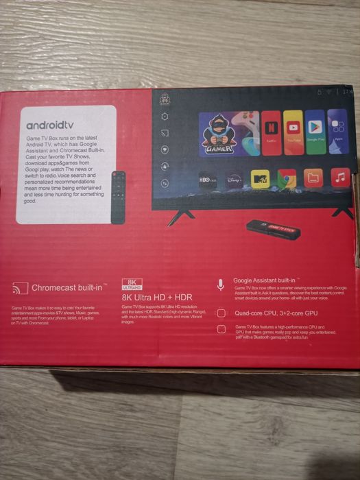 TV Stick игрова AndroidTV приставка+Игры
