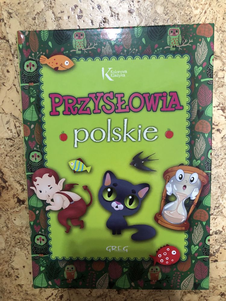 Przysłowia polskie Dla dzieci książka wyd greg