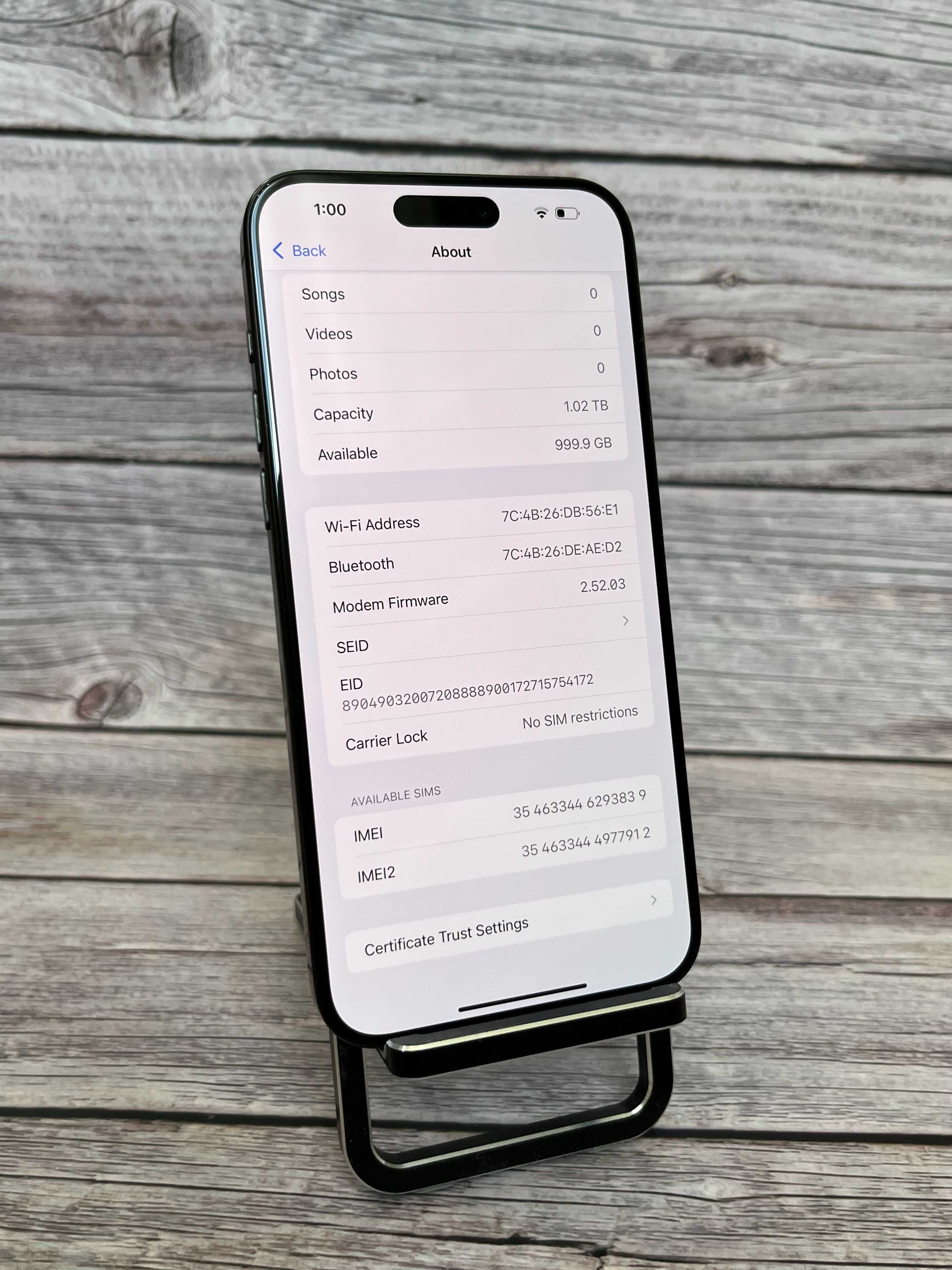 iPhone 15 pro max black 1tb!!!З США!! NEVERLOCK!! 91%