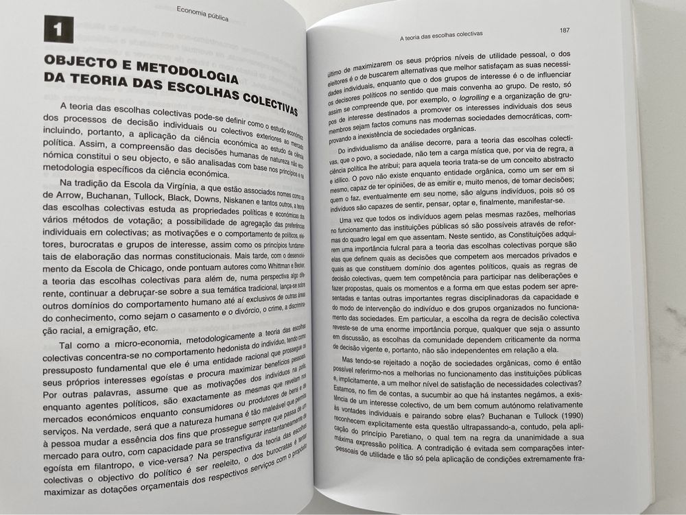 Livro académico “Economia Pública”