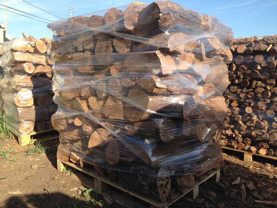 Lenha Seca em Paletes, com entrega programada