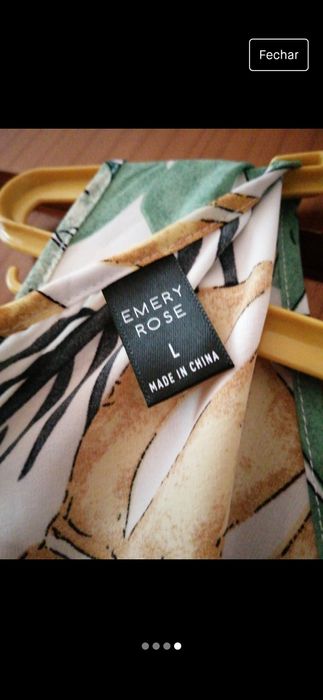 Macacão Emery Rose, L, novo.