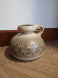 Wazon ceramiczny z uchem Haldensleben beżowy